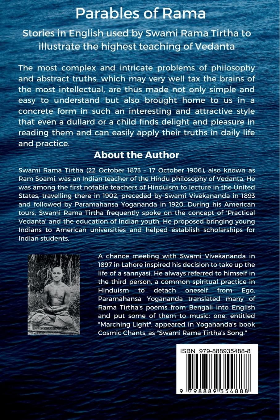Rückseitencover Parables of Rama