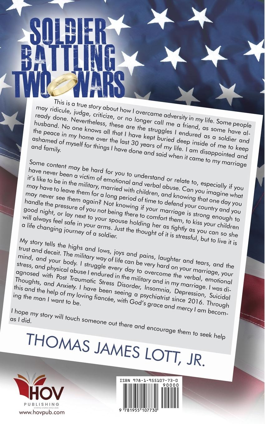 Rückseitencover Soldier Battling Two Wars