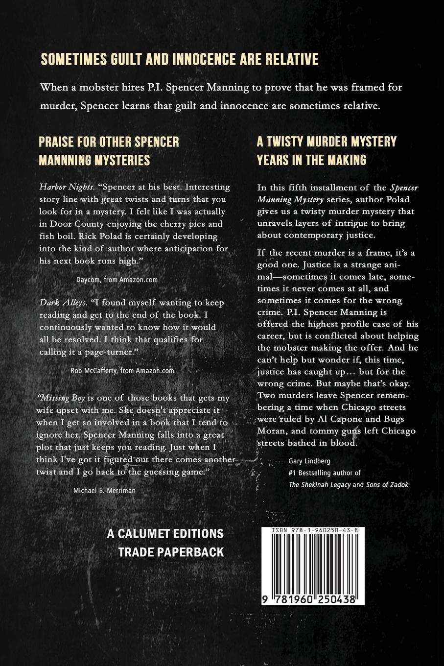 Rückseitencover Cold Justice