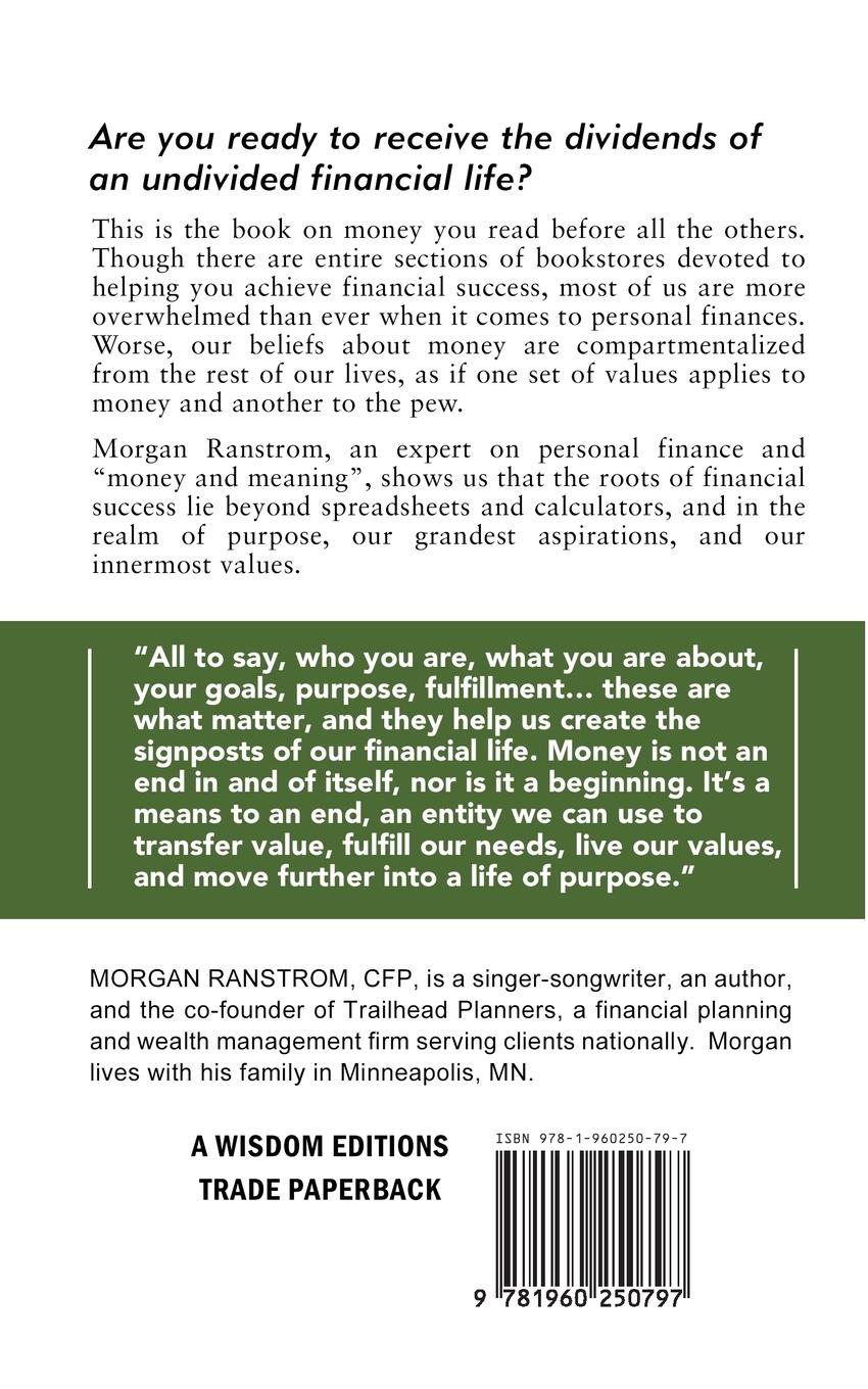 Rückseitencover Money With Purpose