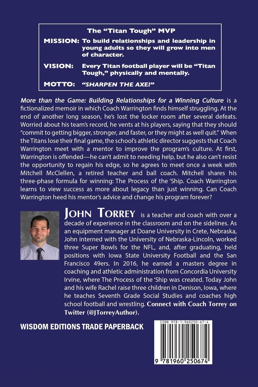 Rückseitencover More Than The Game