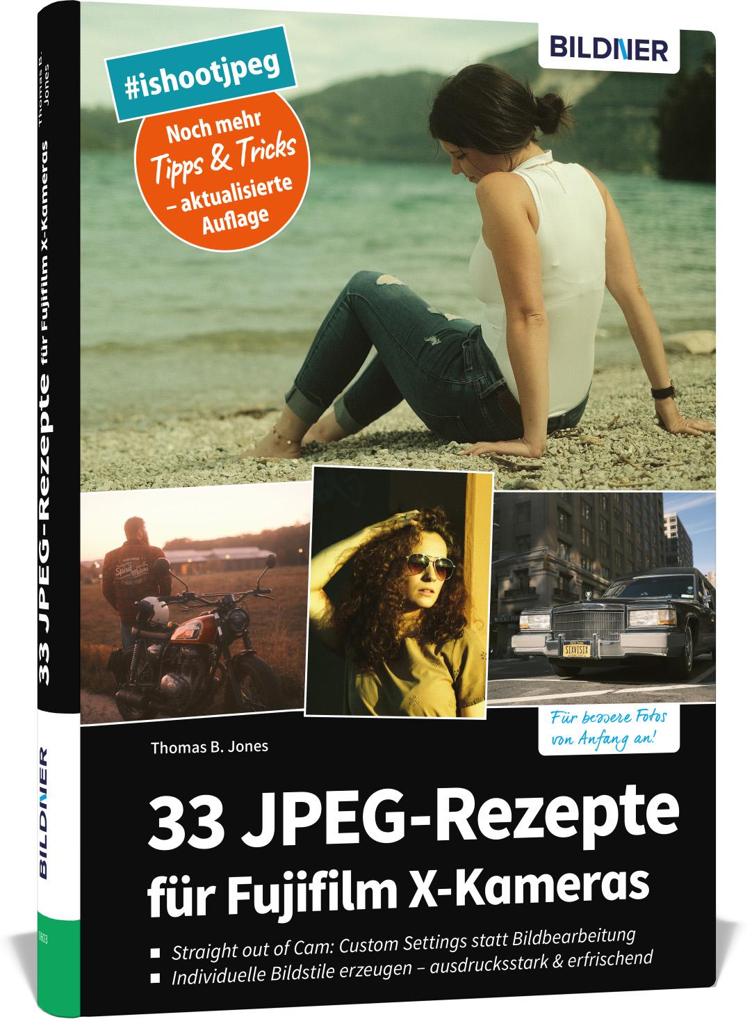 Vorderes Coverbild 33 JPEG-Rezepte für Fujifilm X-Kameras