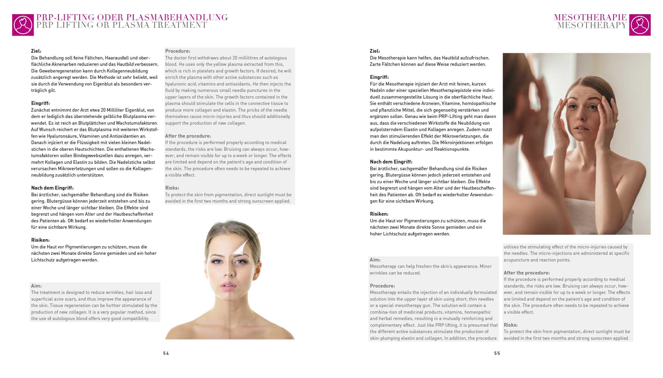 Beispielinhalt (Bild) Ästhetische Medizin-Premium Kliniken und Praxen
