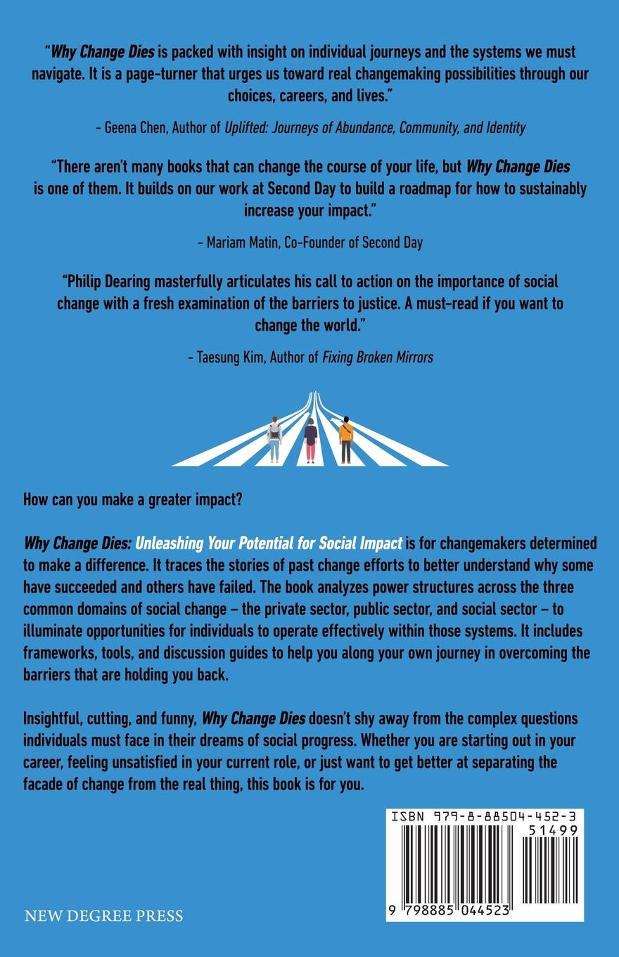 Rückseitencover Why Change Dies