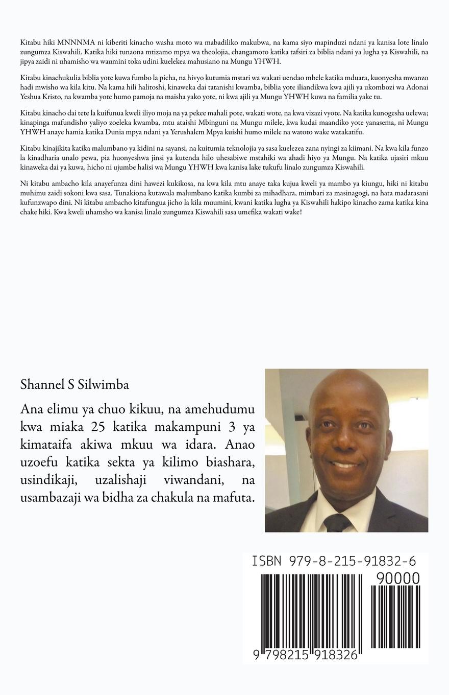 Rückseitencover Milenia ya Kristo