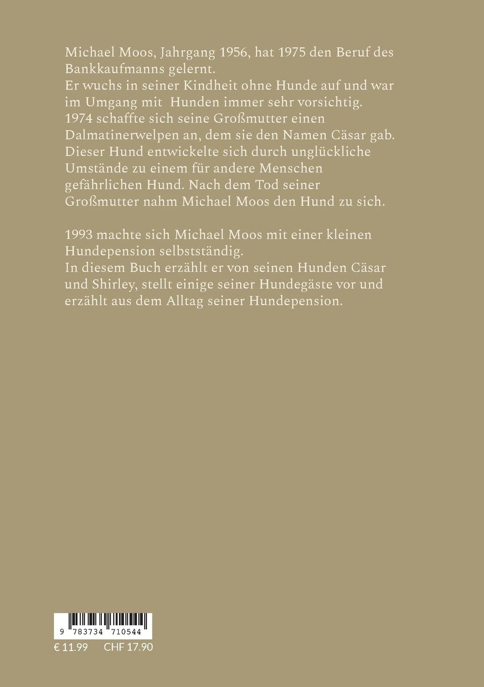 Rückseitencover Meine Erlebnisse mit Cäsar, Shirley & Co.