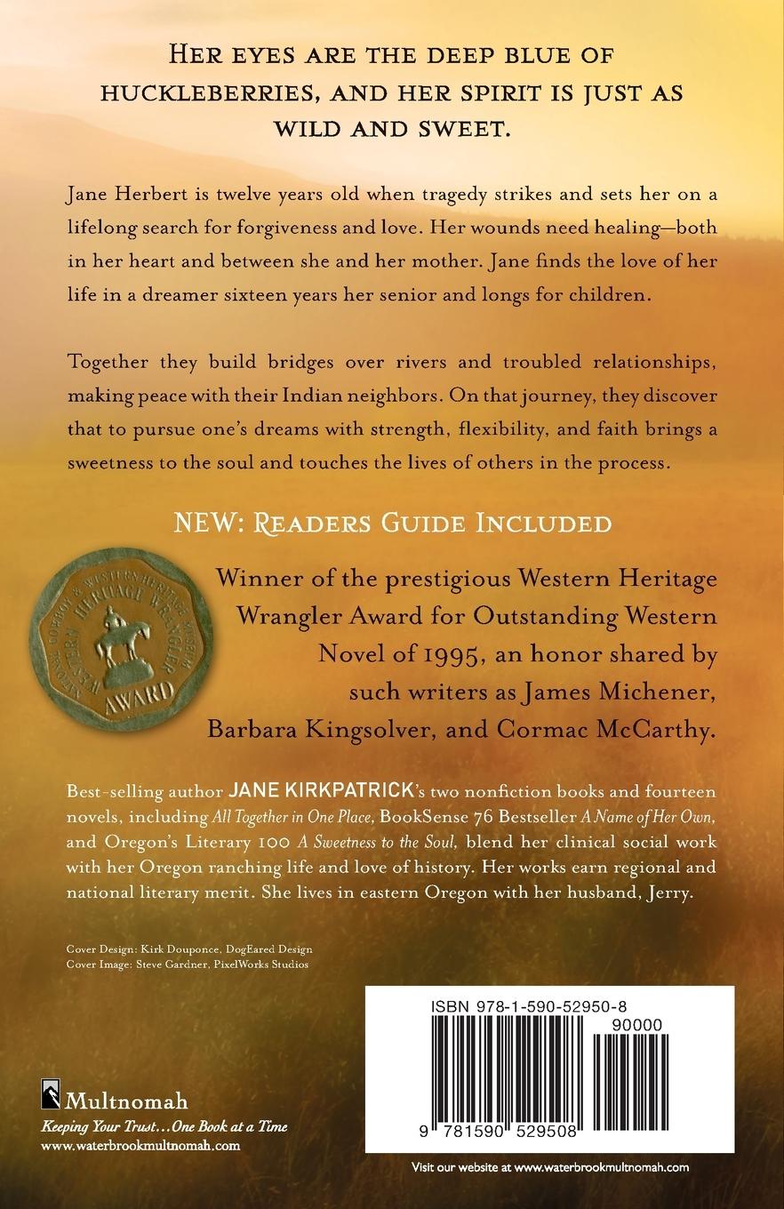 Rückseitencover A Sweetness to the Soul