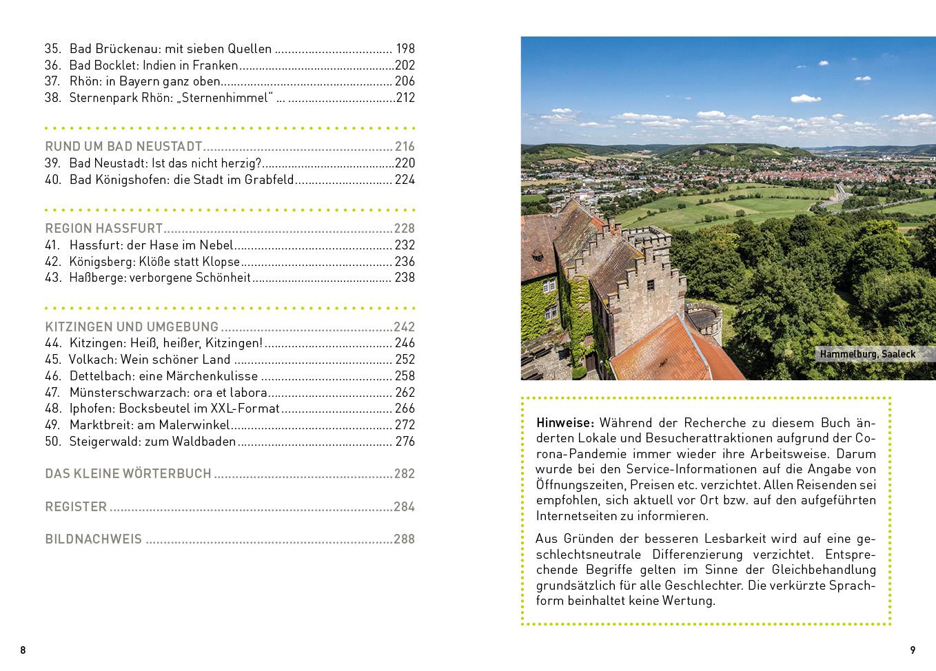 Beispielinhalt (Bild) Unterfranken mit Würzburg und den Weindörfern am Main - HeimatMomente