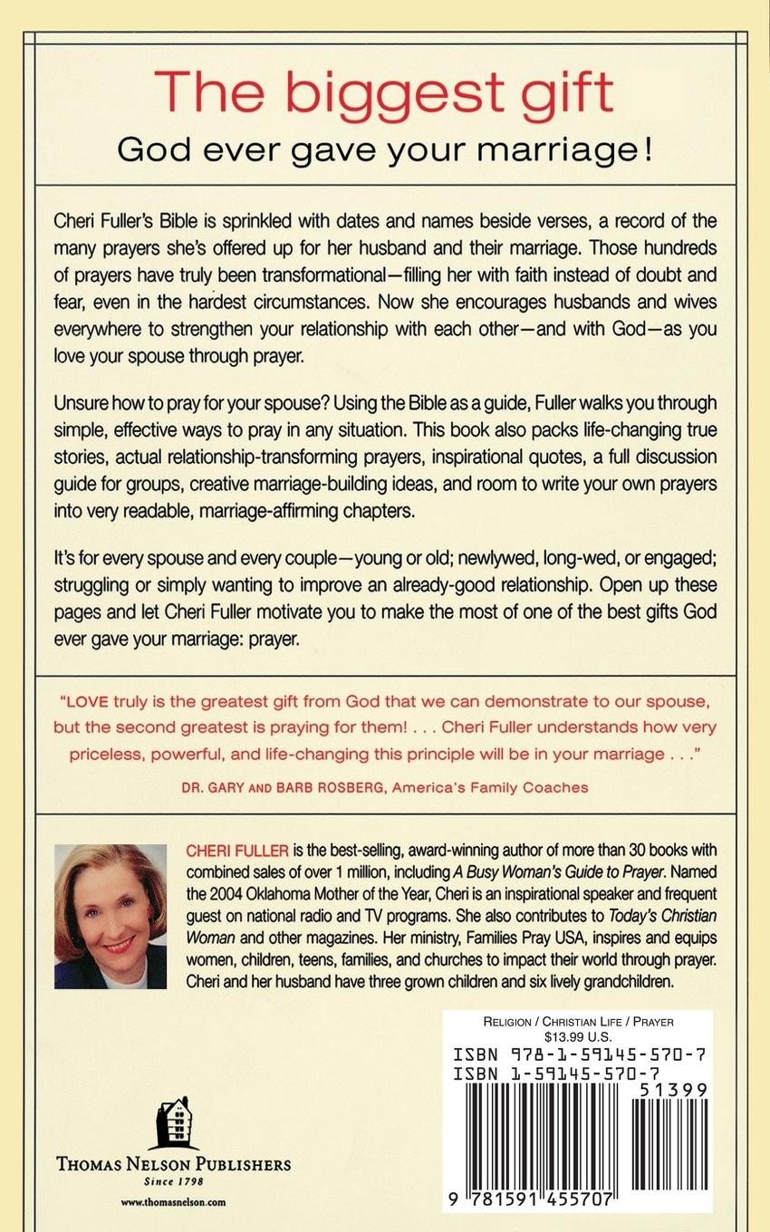 Rückseitencover The Loving Your Spouse Through Prayer