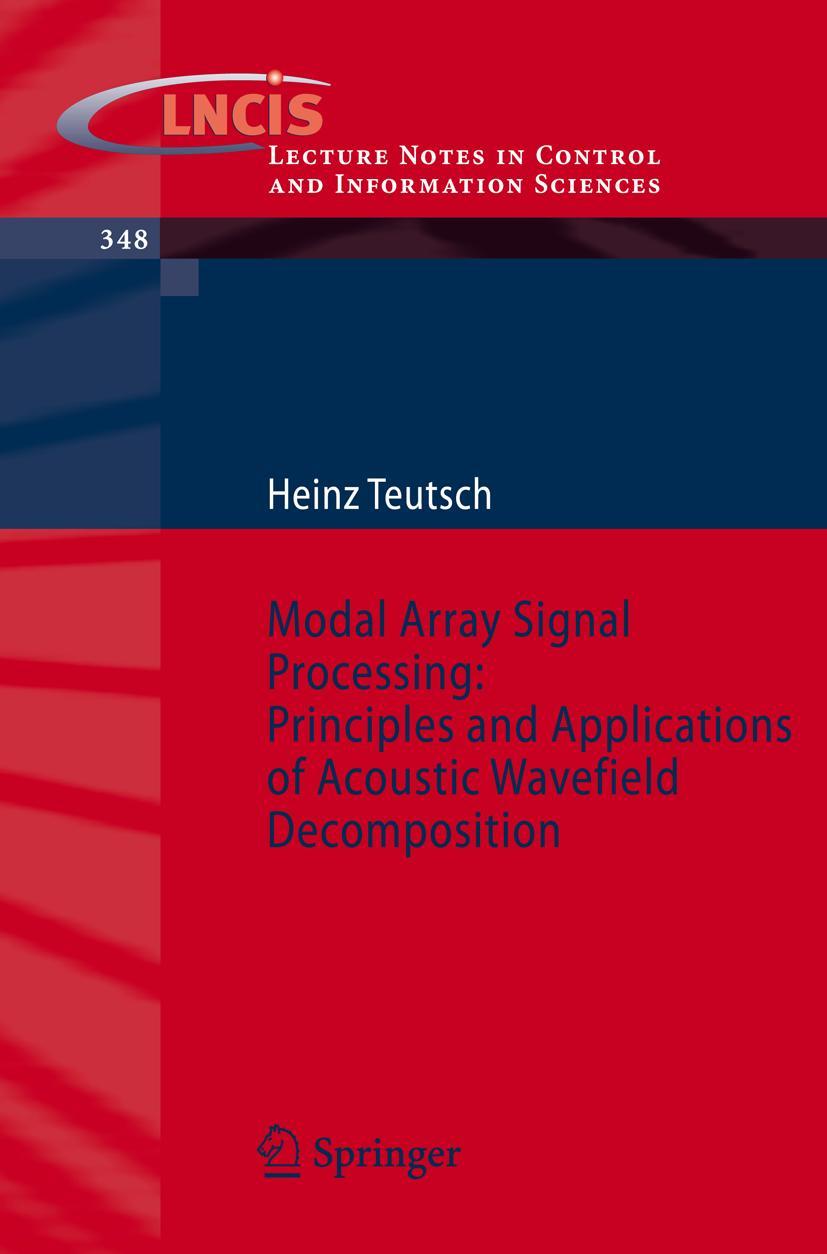 Vorderes Coverbild Modal Array Signal Processing: Principles and Applications of Acoustic Wavefield Decomposition