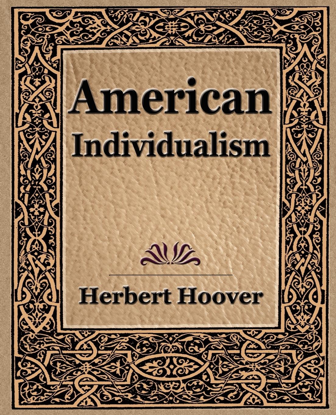Vorderes Coverbild American Individualism (1922)