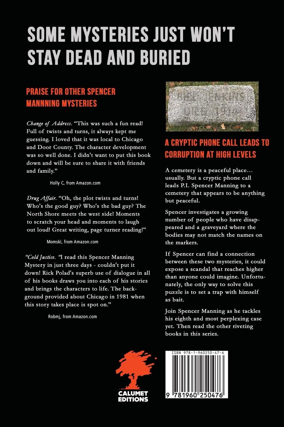 Rückseitencover A Grave Matter