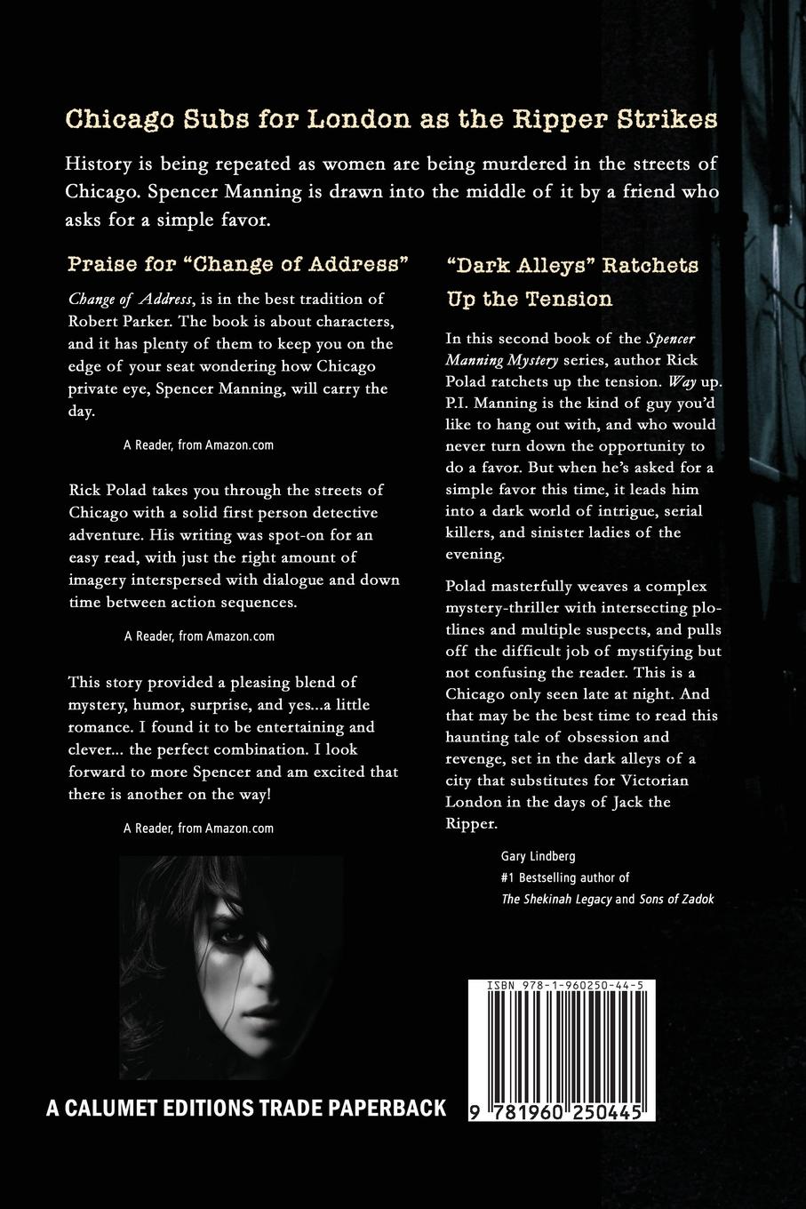 Rückseitencover Dark Alleys