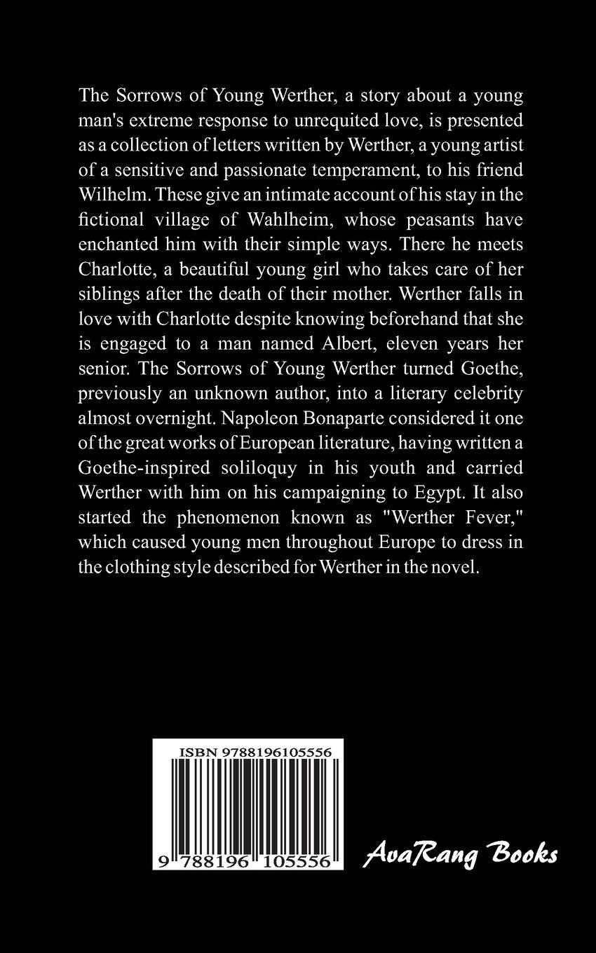 Rückseitencover THE SORROWS OF YOUNG WERTHER