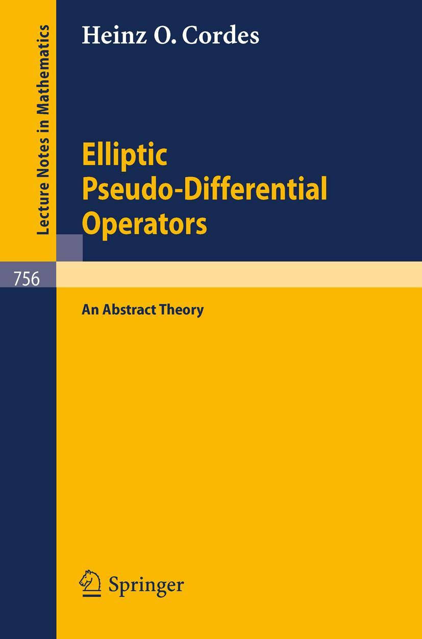 Vorderes Coverbild Elliptic Pseudo-Differential Operators