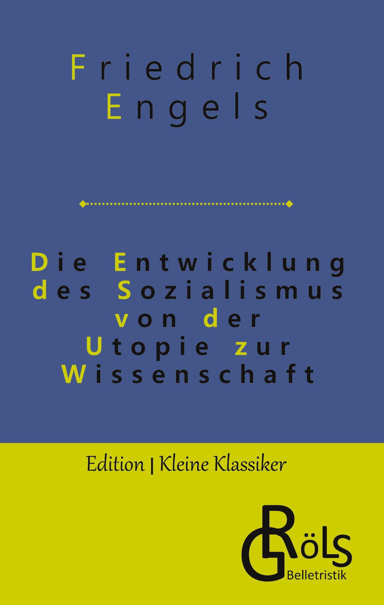 Vorderes Coverbild Die Entwicklung des Sozialismus von der Utopie zur Wissenschaft
