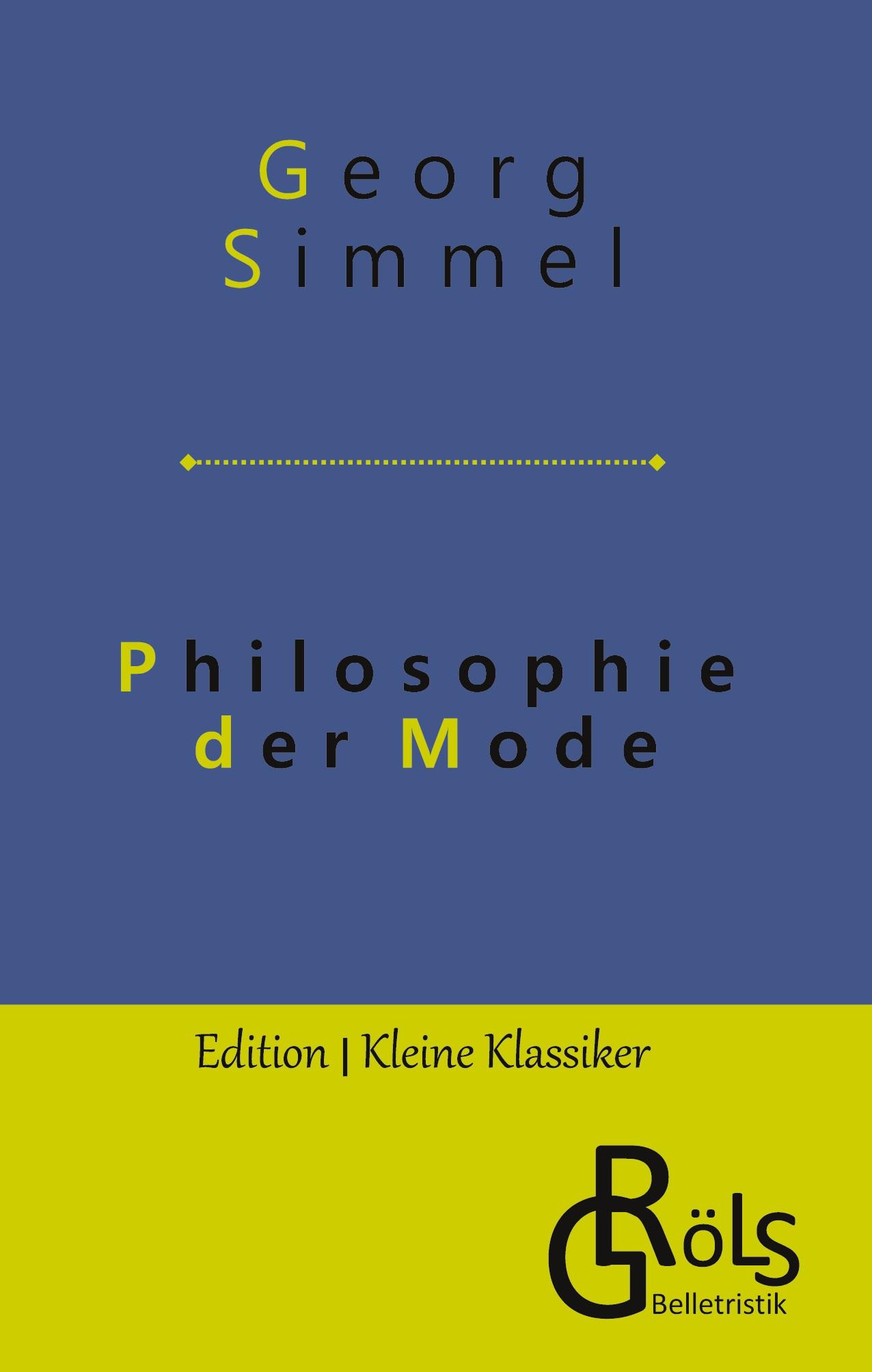 Vorderes Coverbild Philosophie der Mode