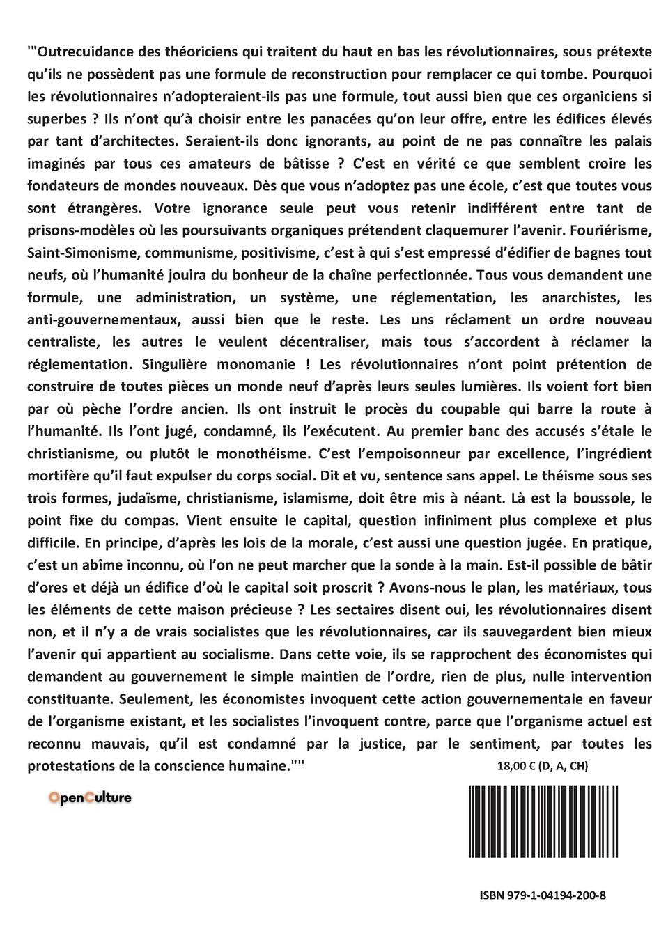 Rückseitencover Critique sociale