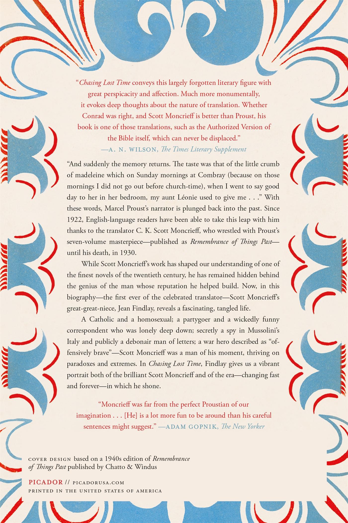 Rückseitencover Chasing Lost Time