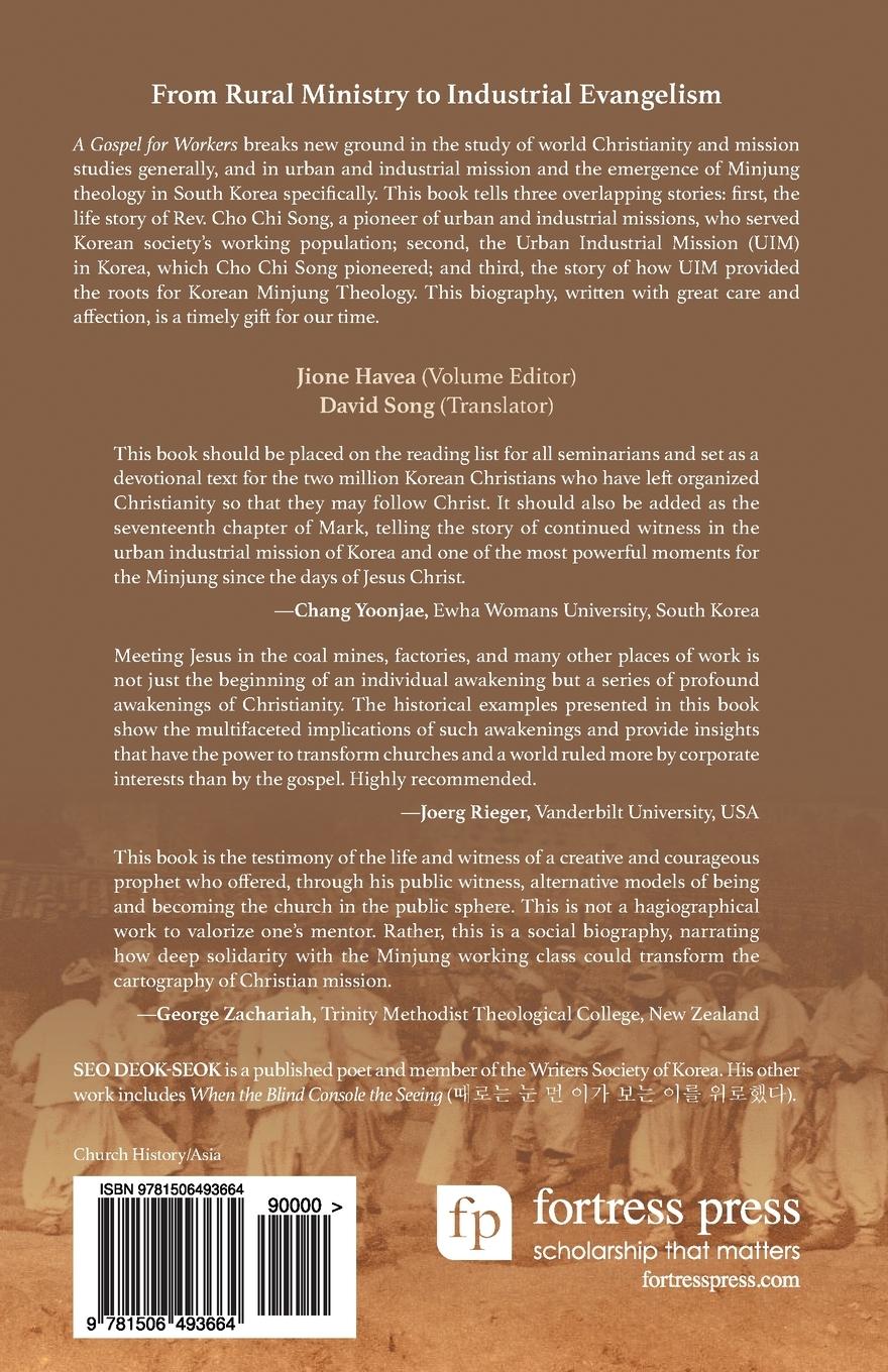 Rückseitencover A Gospel for Workers