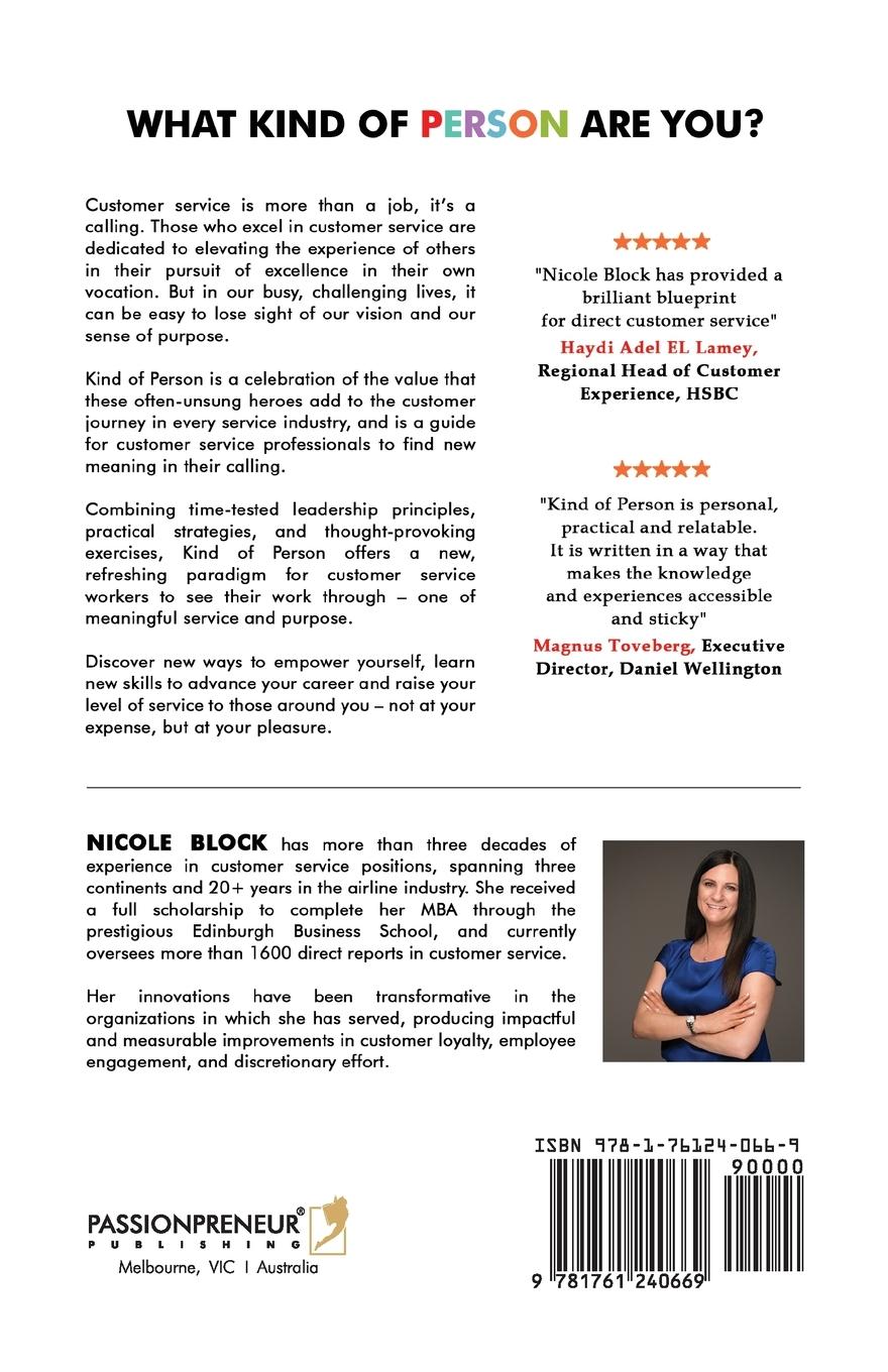 Rückseitencover Kind Of Person