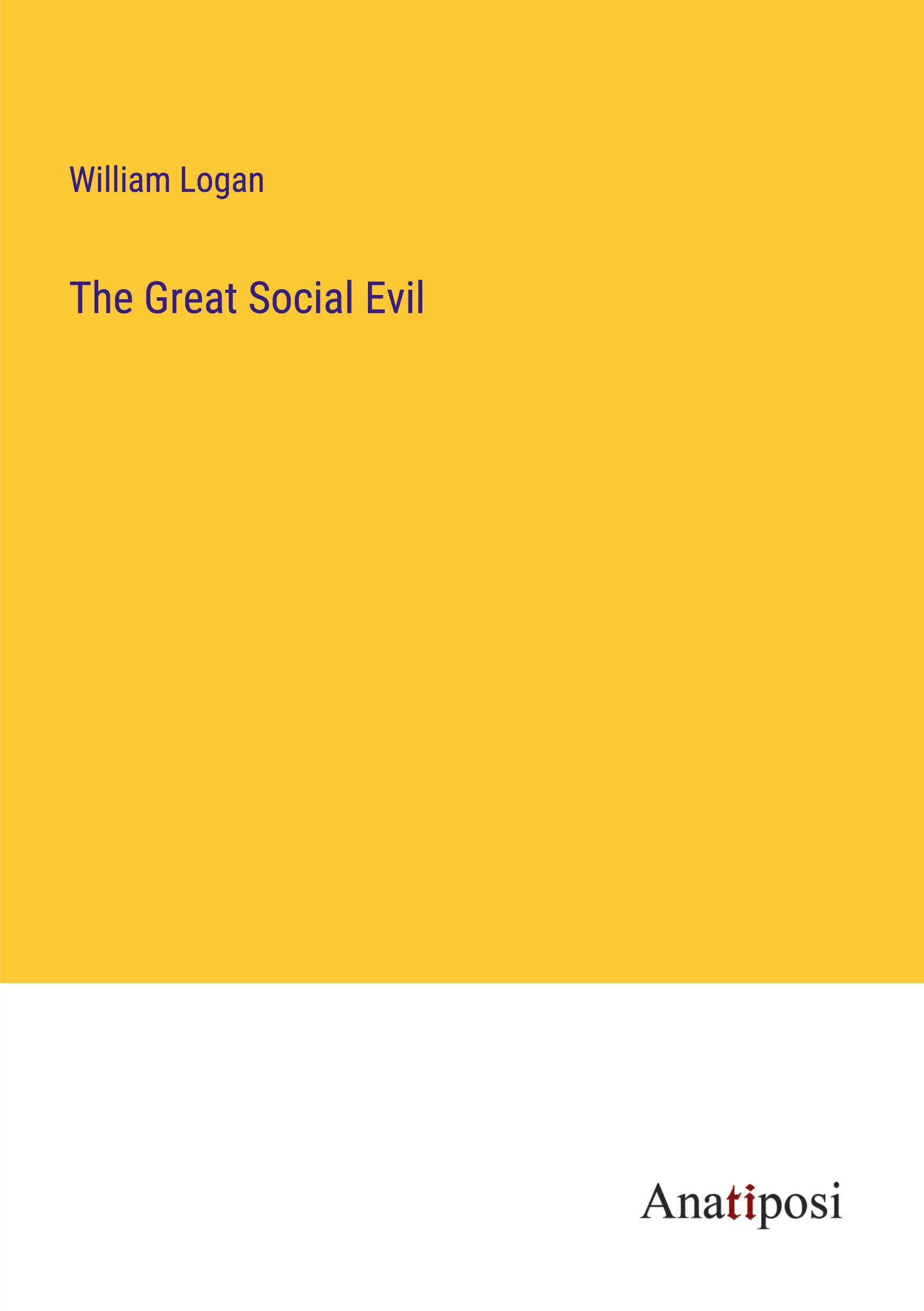 Vorderes Coverbild The Great Social Evil