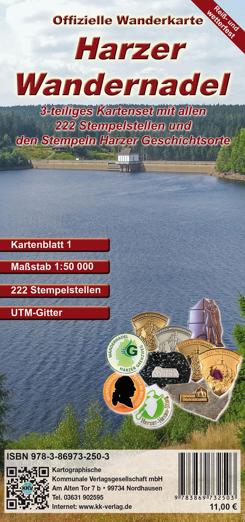 Vorderes Coverbild Harzer Wandernadel