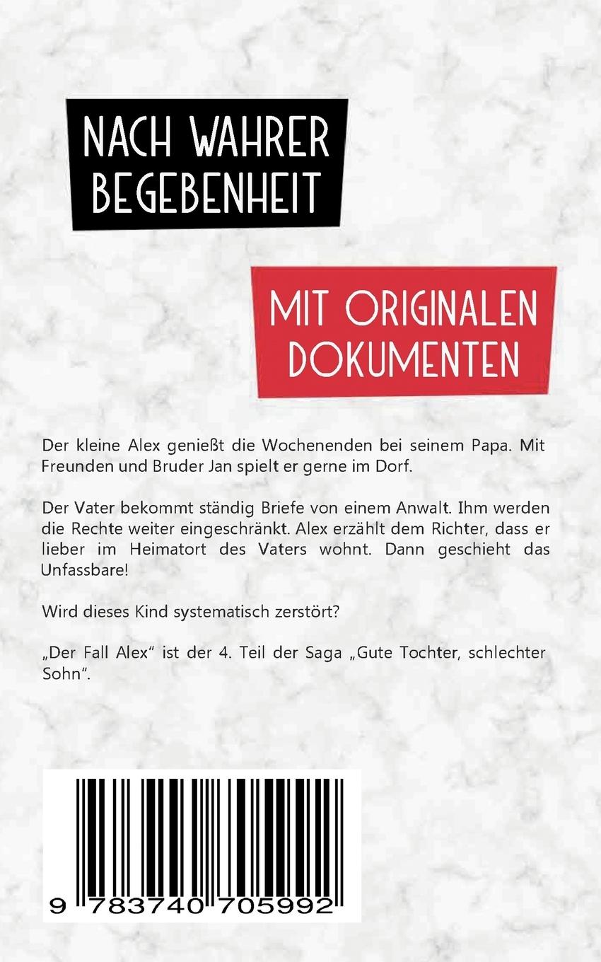 Rückseitencover Der Fall Alex