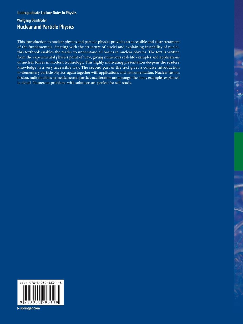 Rückseitencover Nuclear and Particle Physics