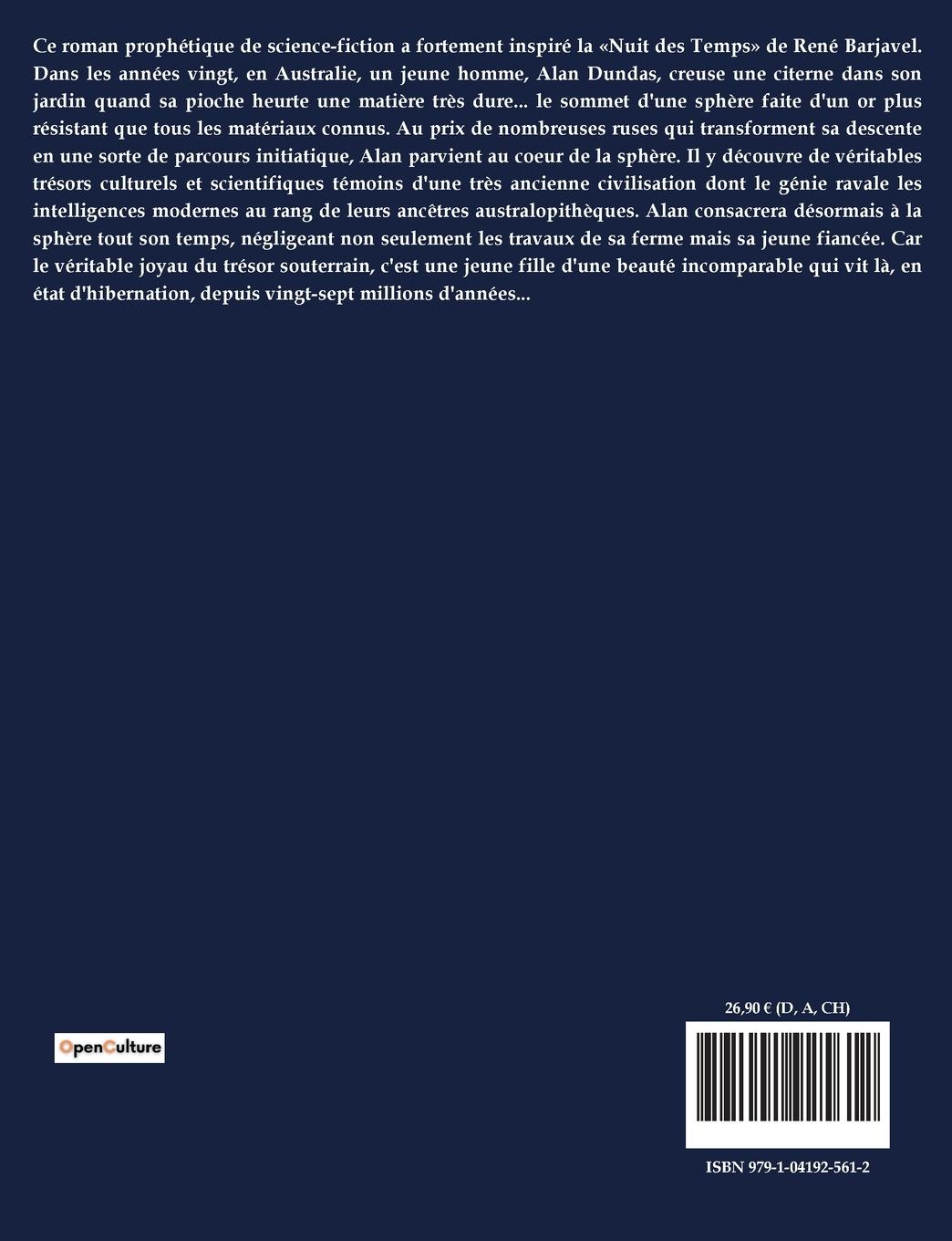 Rückseitencover La Sphère d'or