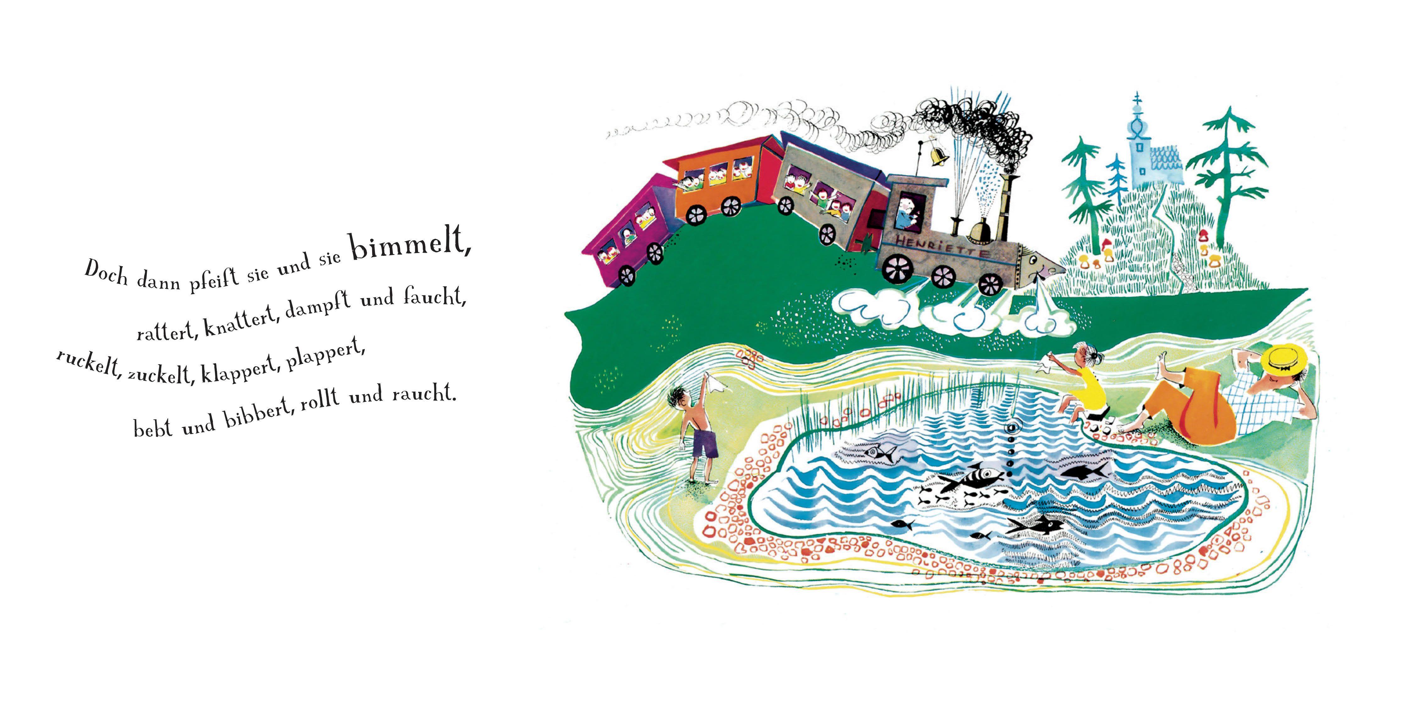 Beispielinhalt (Bild) Henriette Bimmelbahn. SuperBuch