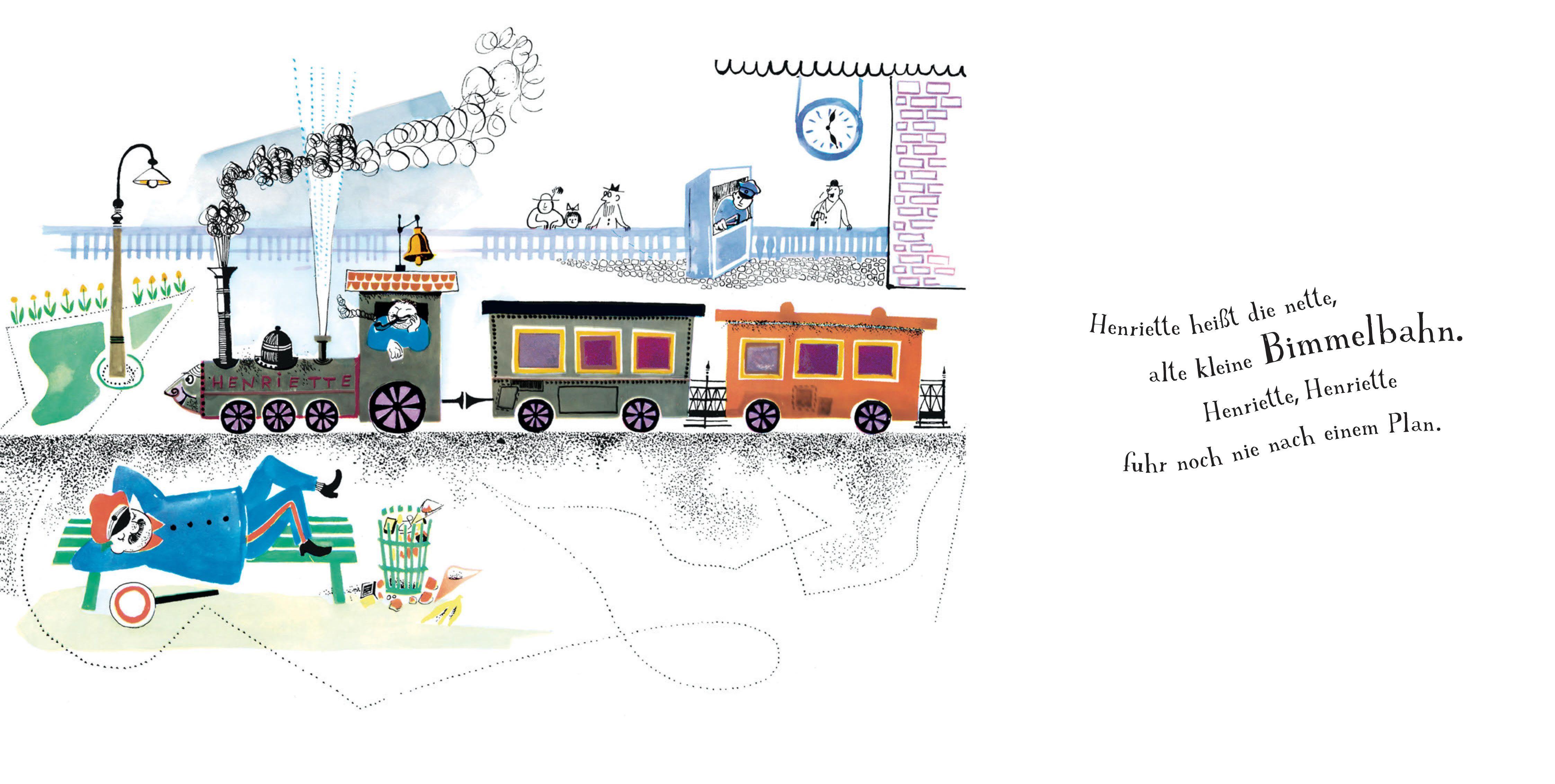 Beispielinhalt (Bild) Henriette Bimmelbahn. SuperBuch