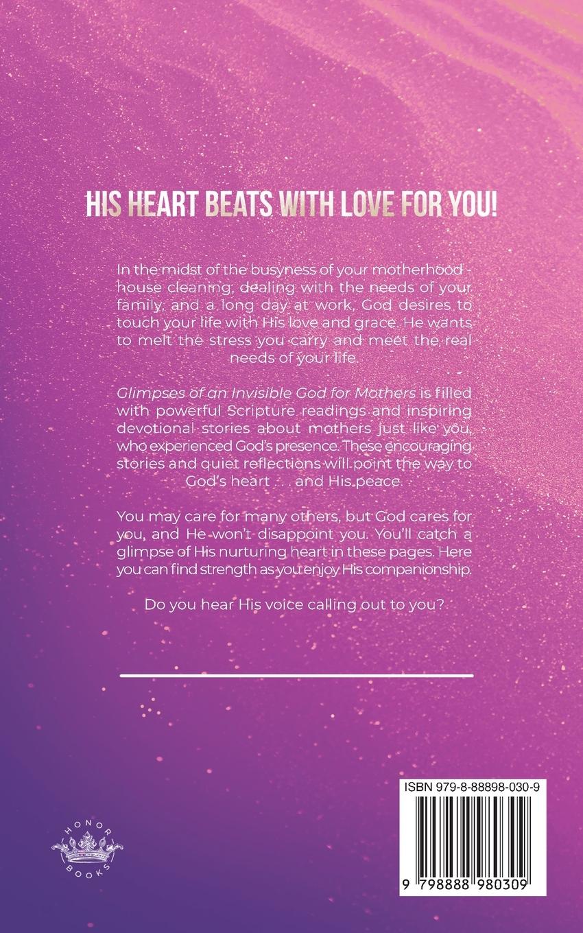 Rückseitencover Glimpses of an Invisible God for Mothers