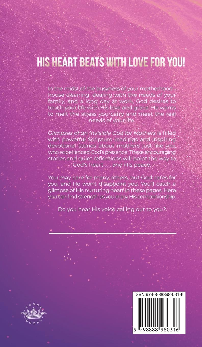 Rückseitencover Glimpses of an Invisible God for Mothers