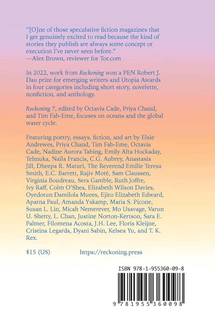 Rückseitencover Reckoning 7