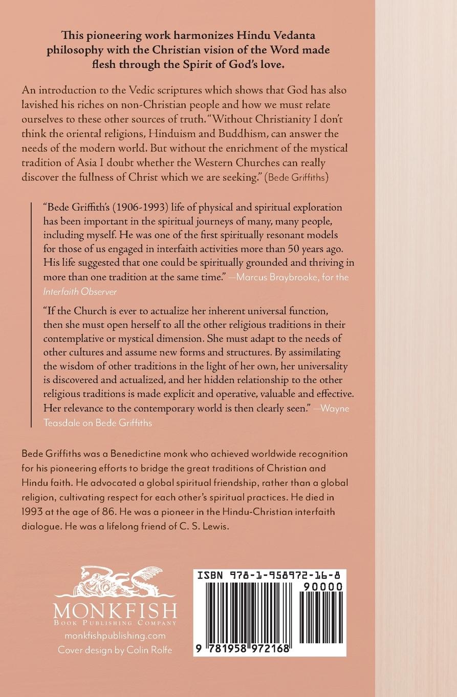 Rückseitencover Vedanta and Christian Faith