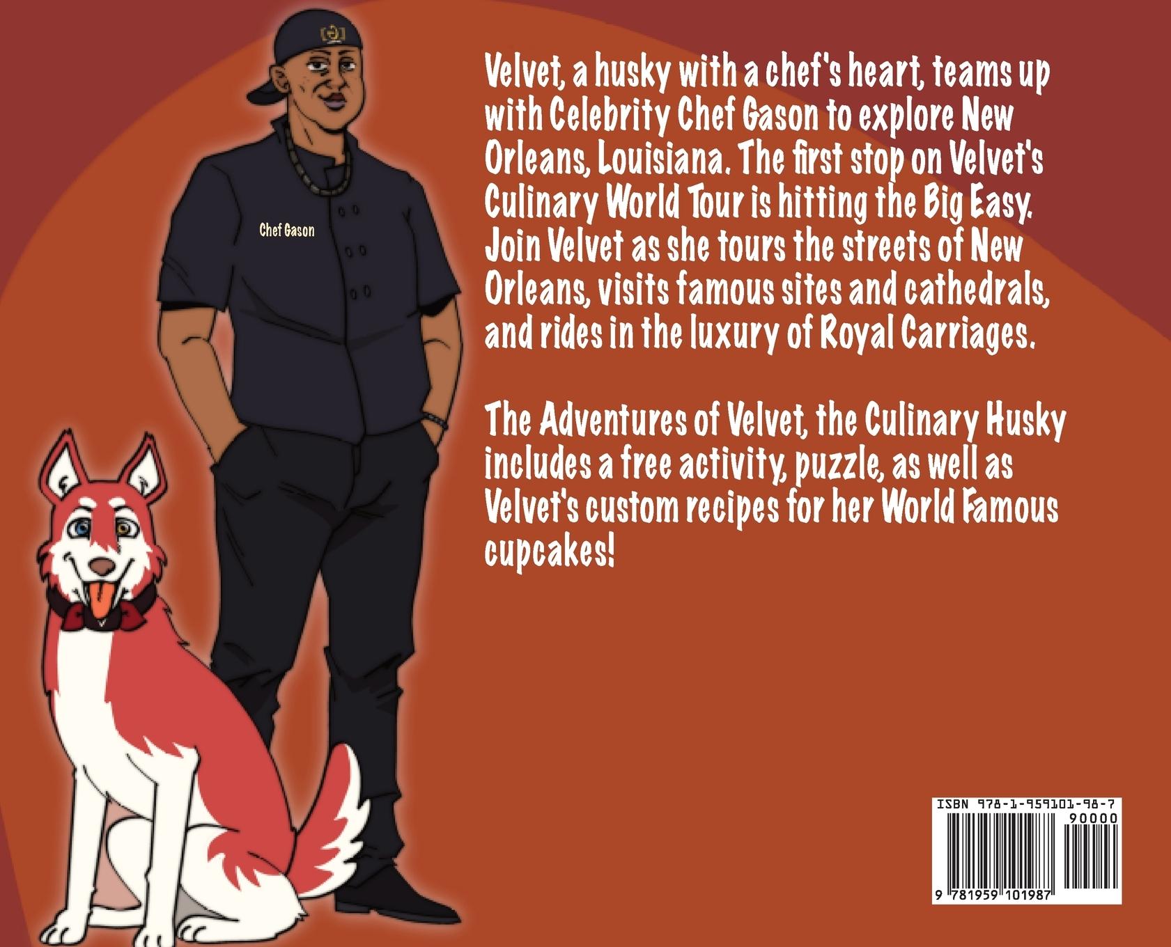 Rückseitencover The Adventures of Velvet the Culinary Husky