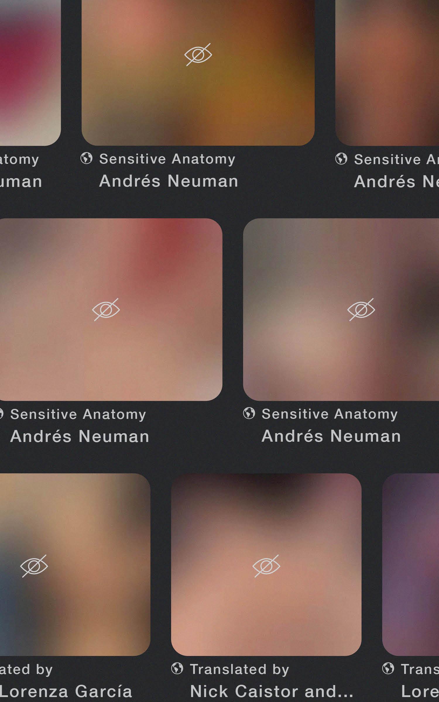 Vorderes Coverbild Sensitive Anatomy