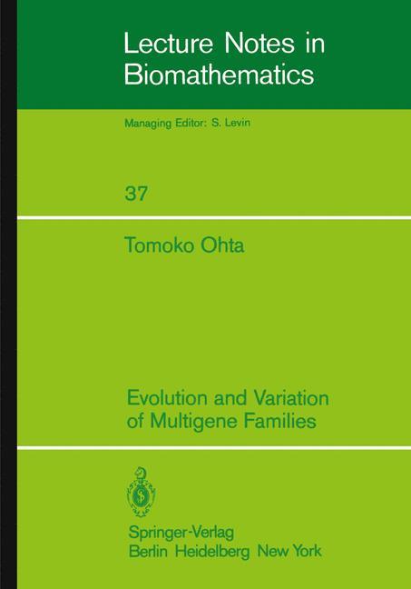 Vorderes Coverbild Evolution and Variation of Multigene Families