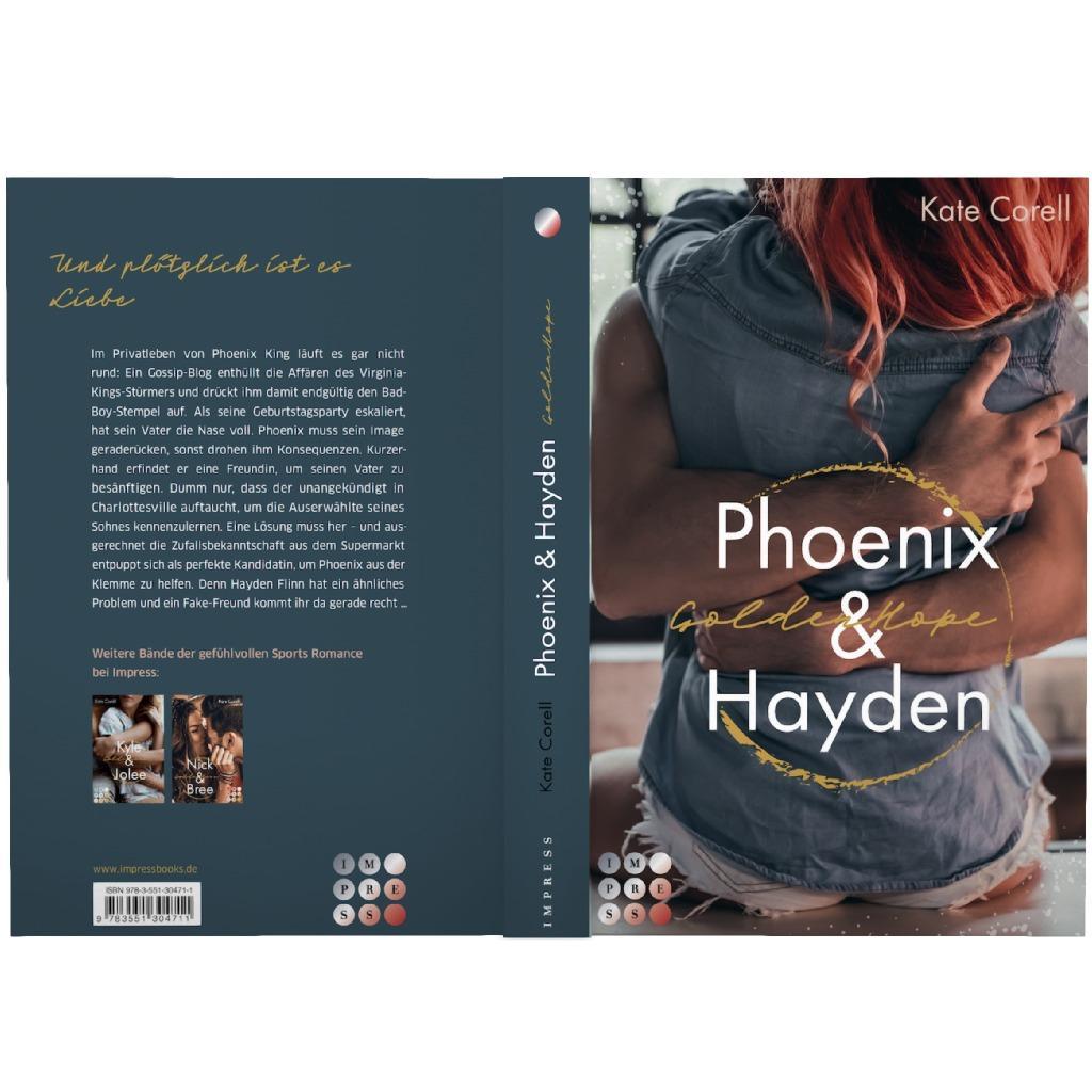 Beispielinhalt (Bild) Golden Hope: Phoenix & Hayden (Virginia Kings 3)