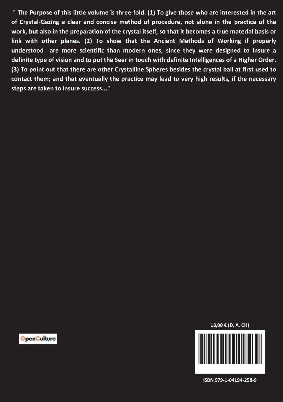 Rückseitencover Crystal Vision Trough Crystal Gazing