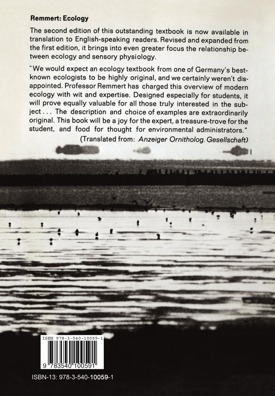 Rückseitencover Ecology