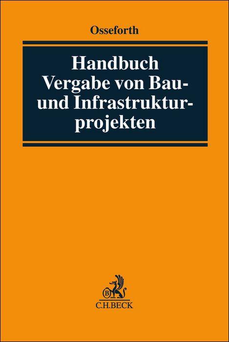 Vorderes Coverbild Handbuch Vergabe von Bau- und Infrastrukturprojekten