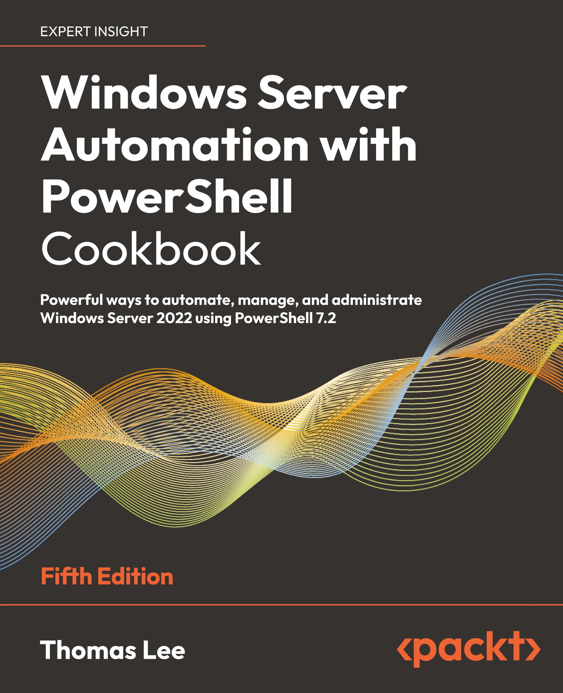 Vorderes Coverbild Windows Server Automation with PowerShell Cookbook - Fifth Edition