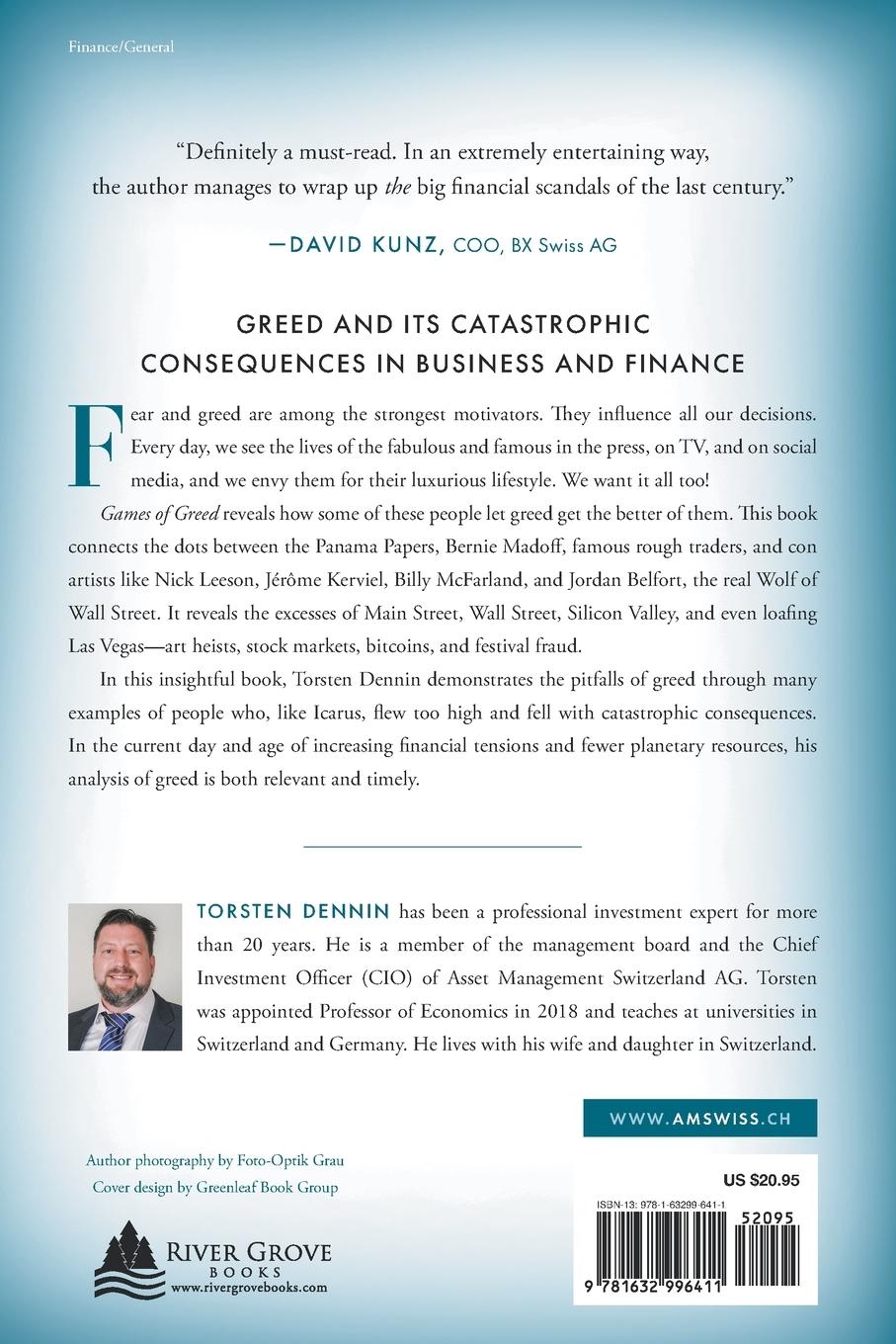 Rückseitencover Games of Greed