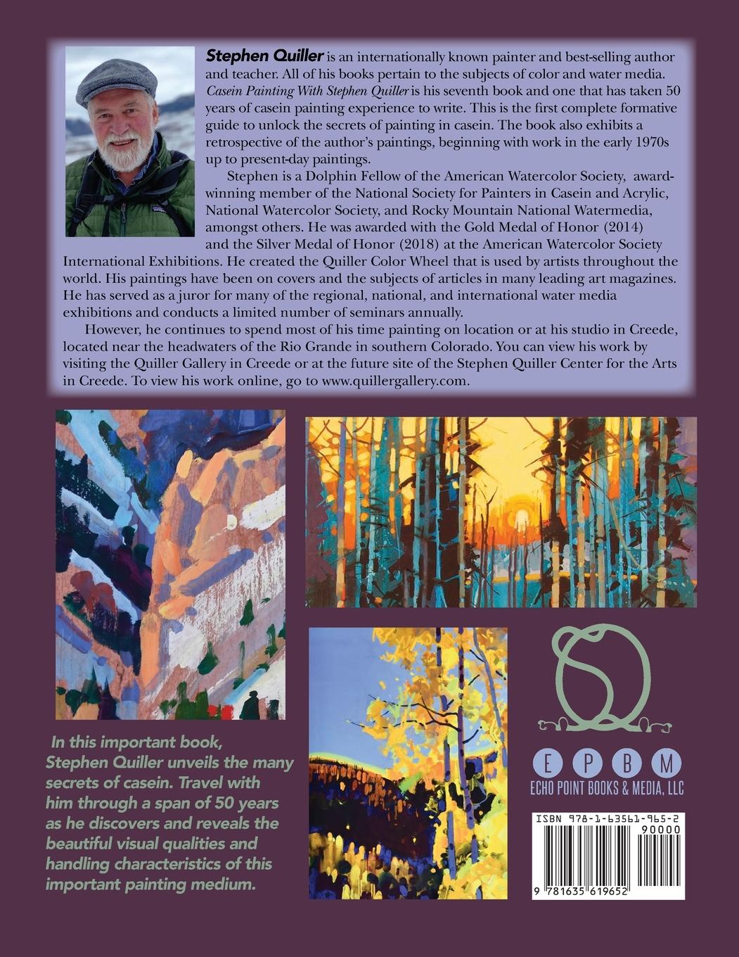 Rückseitencover Casein Painting with Stephen Quiller