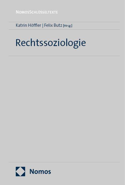 Vorderes Coverbild Rechtssoziologie