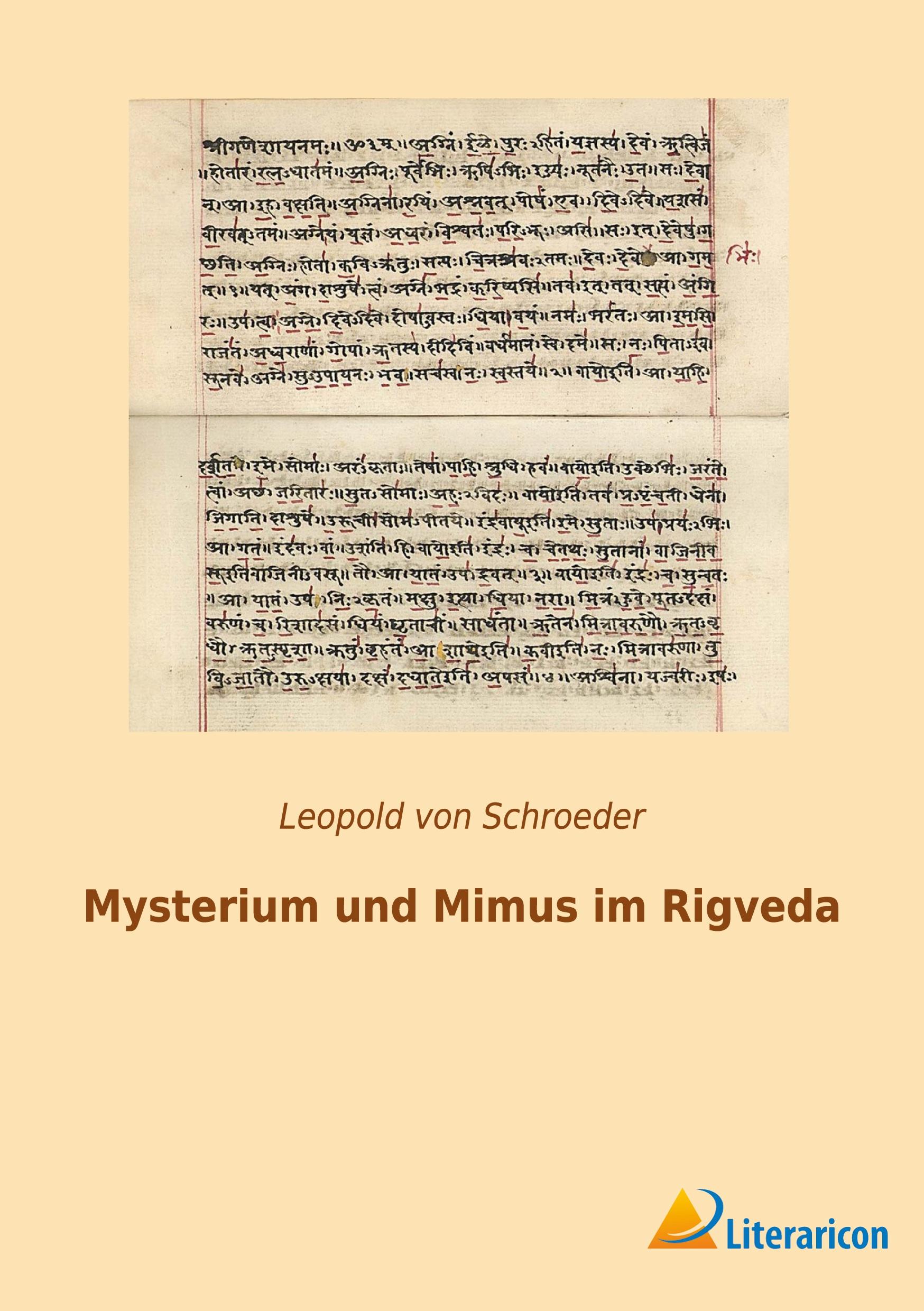 Vorderes Coverbild Mysterium und Mimus im Rigveda