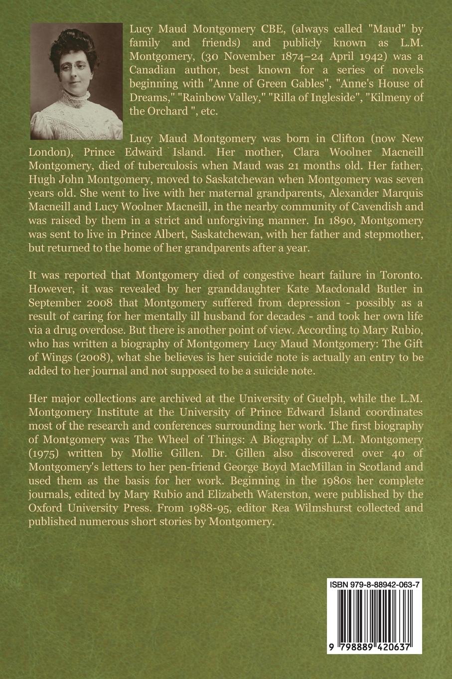 Rückseitencover Chronicles of Avonlea