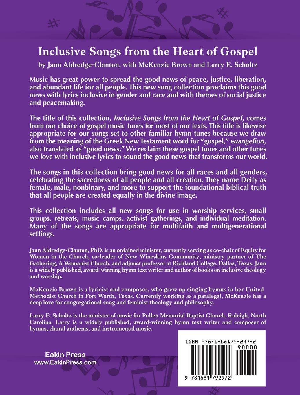 Rückseitencover Inclusive Songs from the Heart of Gospel